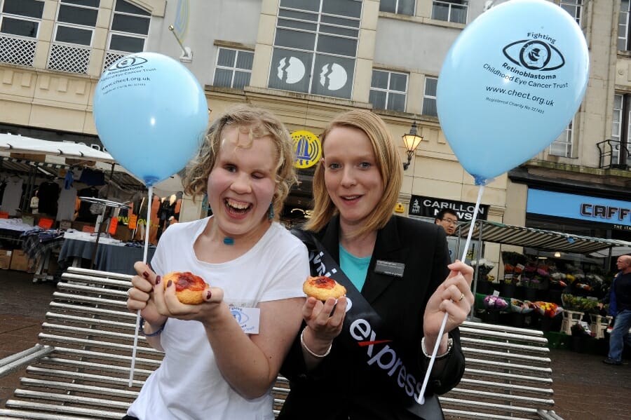 Anna Lodwick gets involved with a bake sale at her local VE store