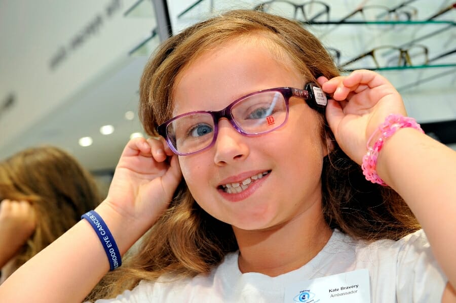 Childhood Eye Cancer Trust ambassador Kate Bravery