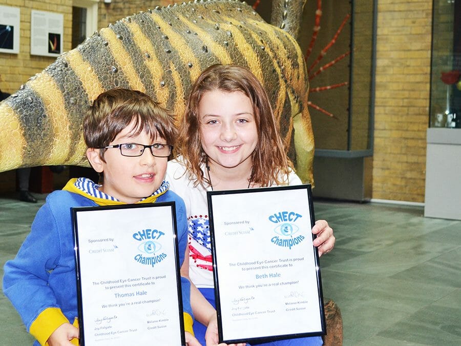 Brave brother and sister awarded as CHECT Champions