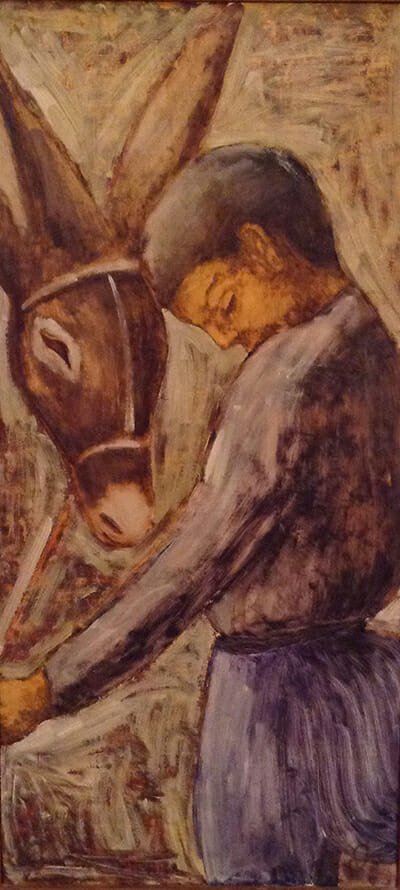Xanthos Hadjisoteriou - Boy with Donkey