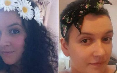 ‘I shaved my head for charity’