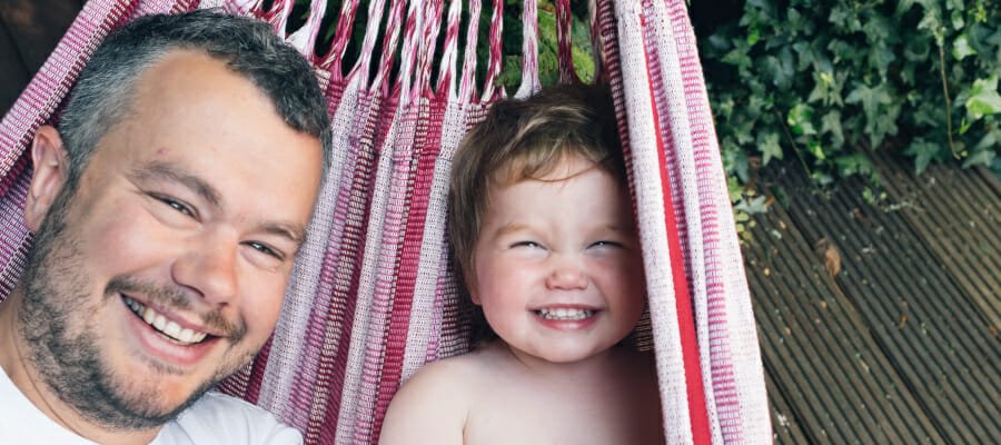 Dad’s marathon effort for retinoblastoma