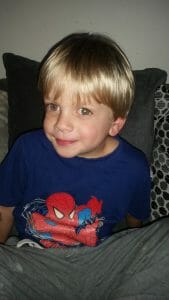 A glow spotted in Noah's eye