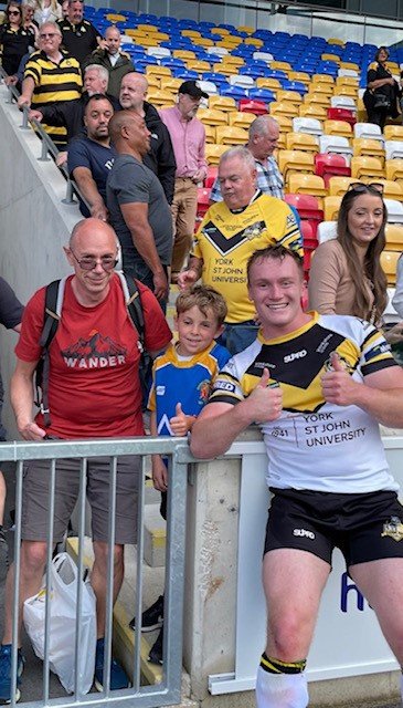 Will Jubb meets Charlie after the game