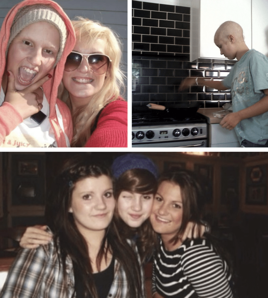 Olivia going through chemotherapy and hair loss