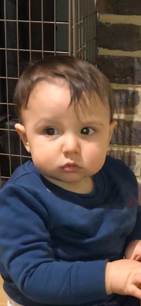 Elijah with a white glow