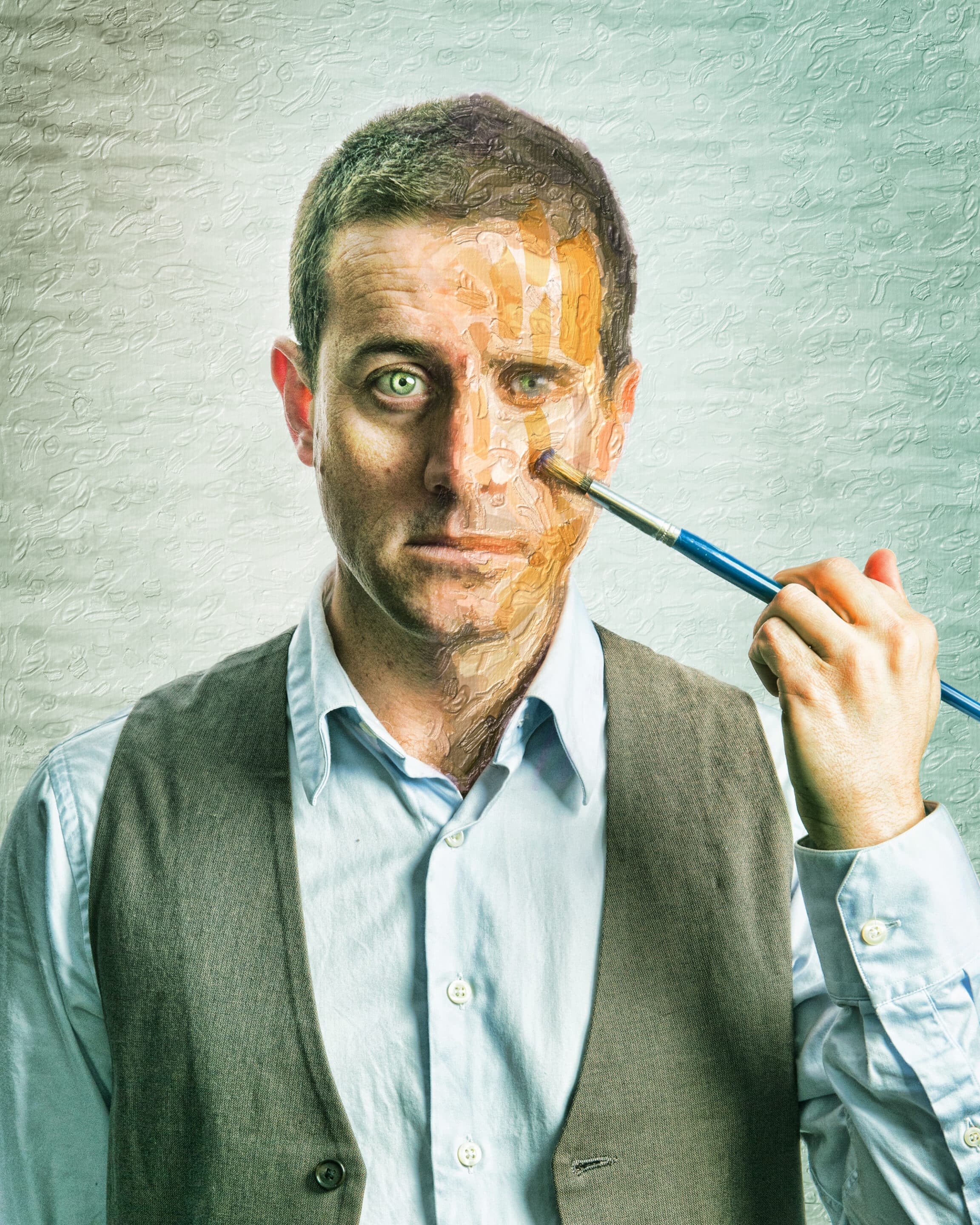 A self-portrait of Bruce Horak