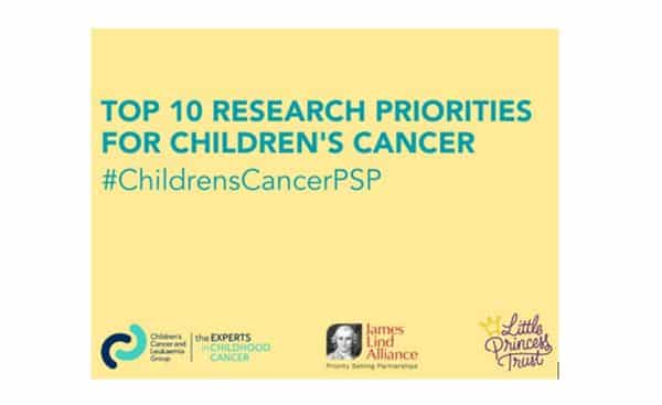 Top priorities for childhood cancer research