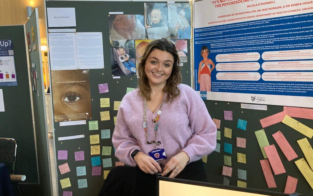 Retinoblastoma PhD researcher becomes a finalist in Yorks Talks competition