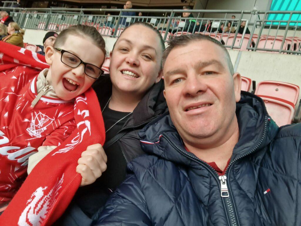 Jaxon with his parents