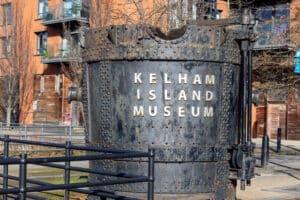 An artefact with Kelham Island Museum written on