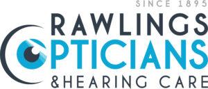 Rawlings Opticians logo which says