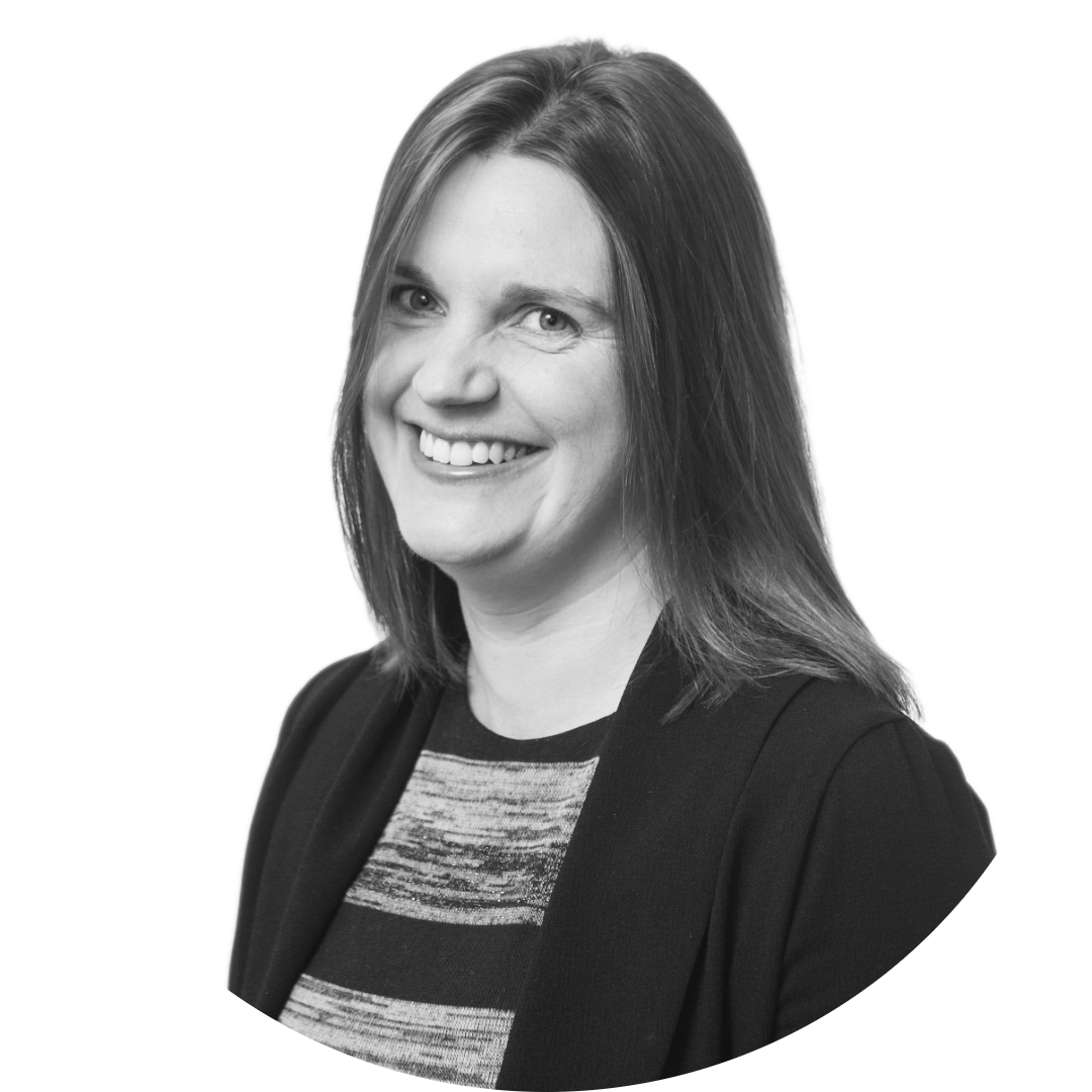 Black and white image of Gemma Boggs