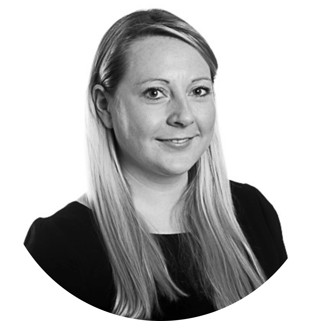 Black and white image of Lizzy Coleman