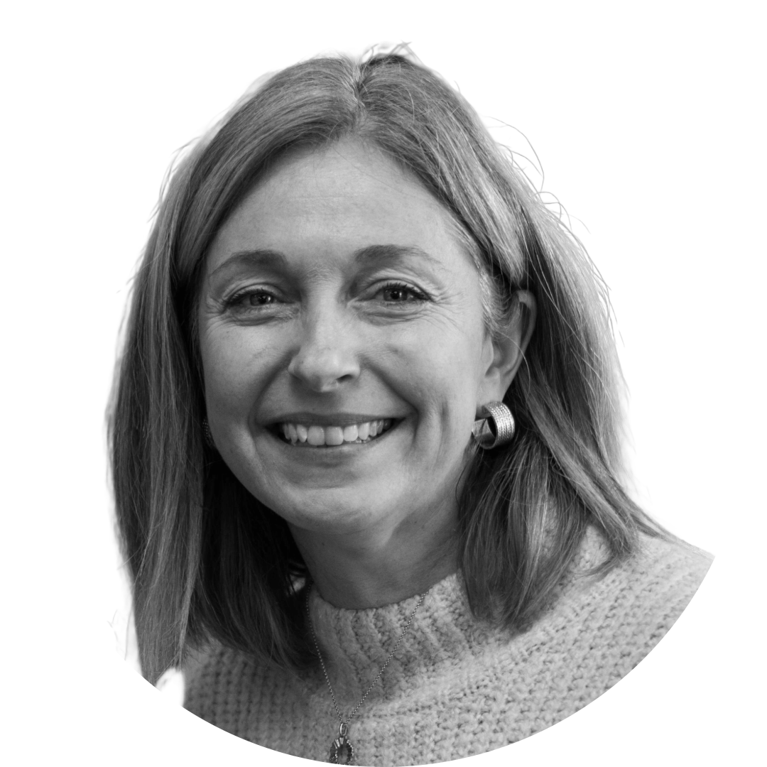 Black and white image of Petra Maxwell